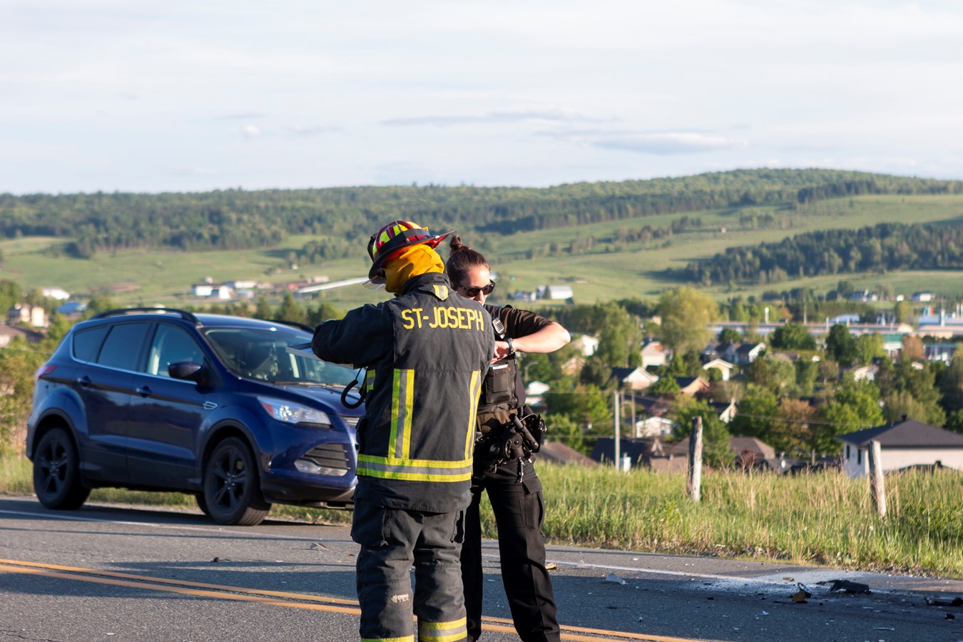 Collision à Saint-Joseph-de-Beauce