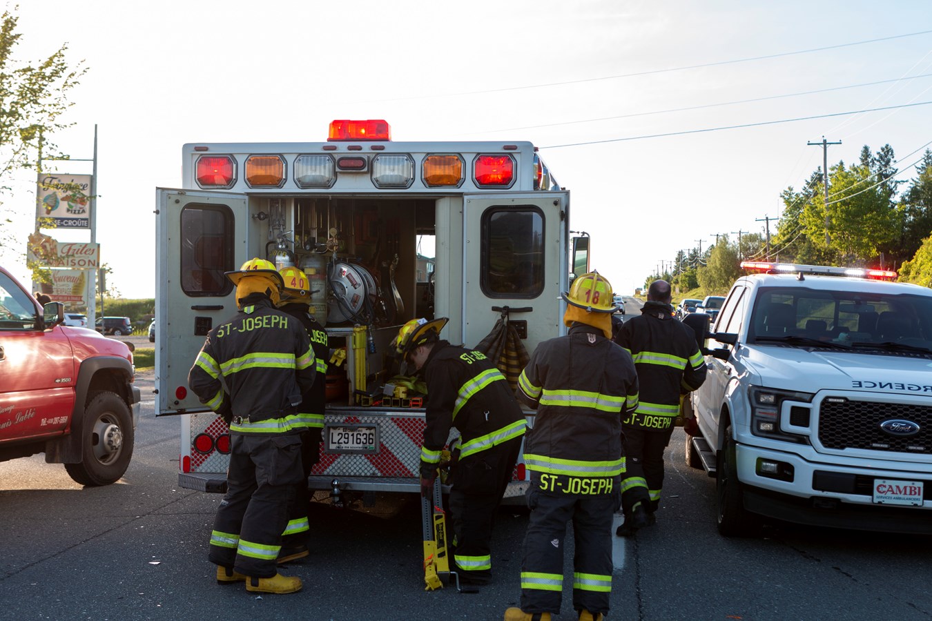 Collision à Saint-Joseph-de-Beauce