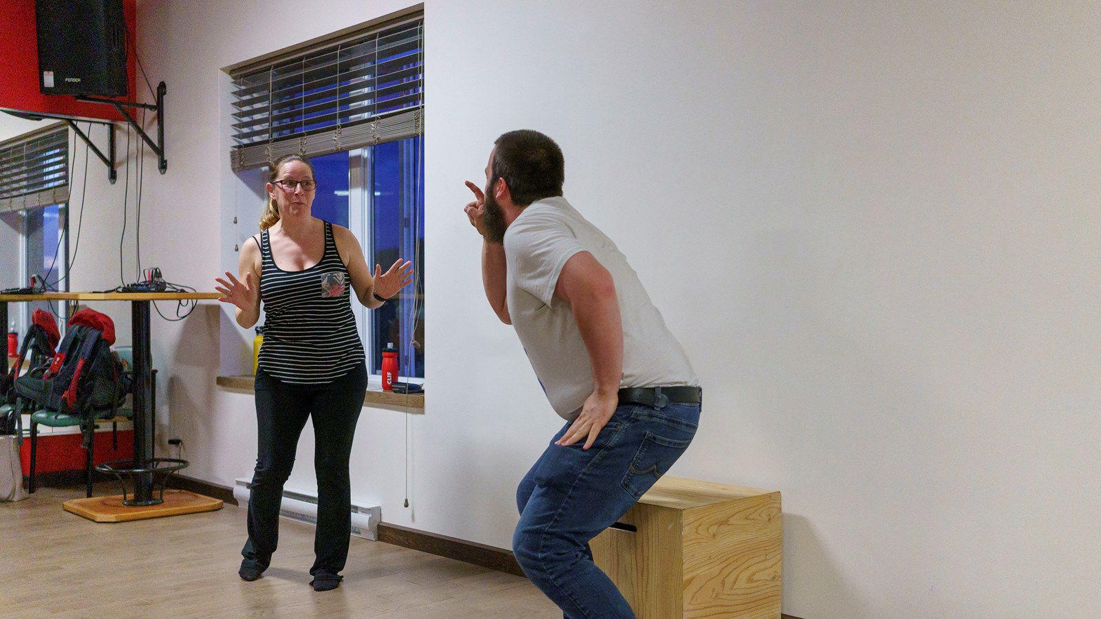 Improvisation en binôme pour 45 secondes