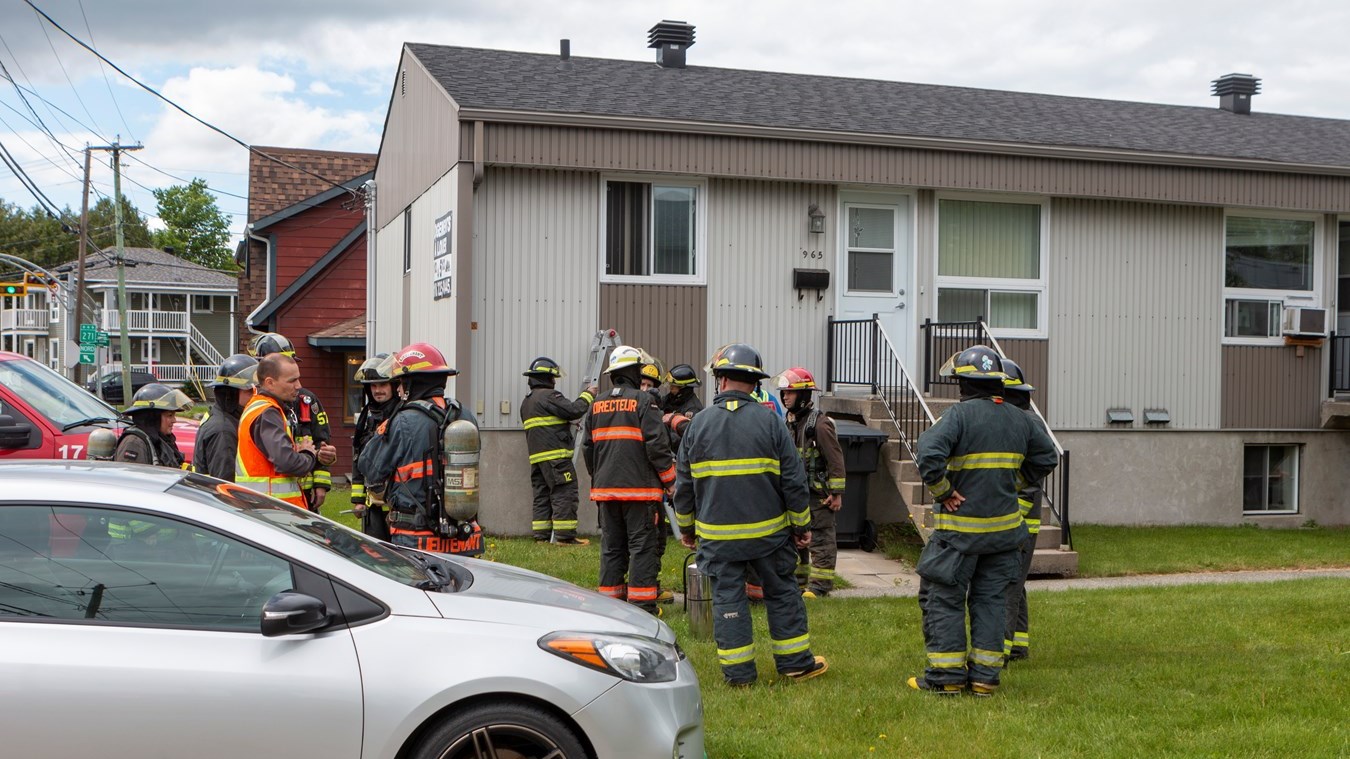 Saint-Georges: feu de cuisson dans un logement