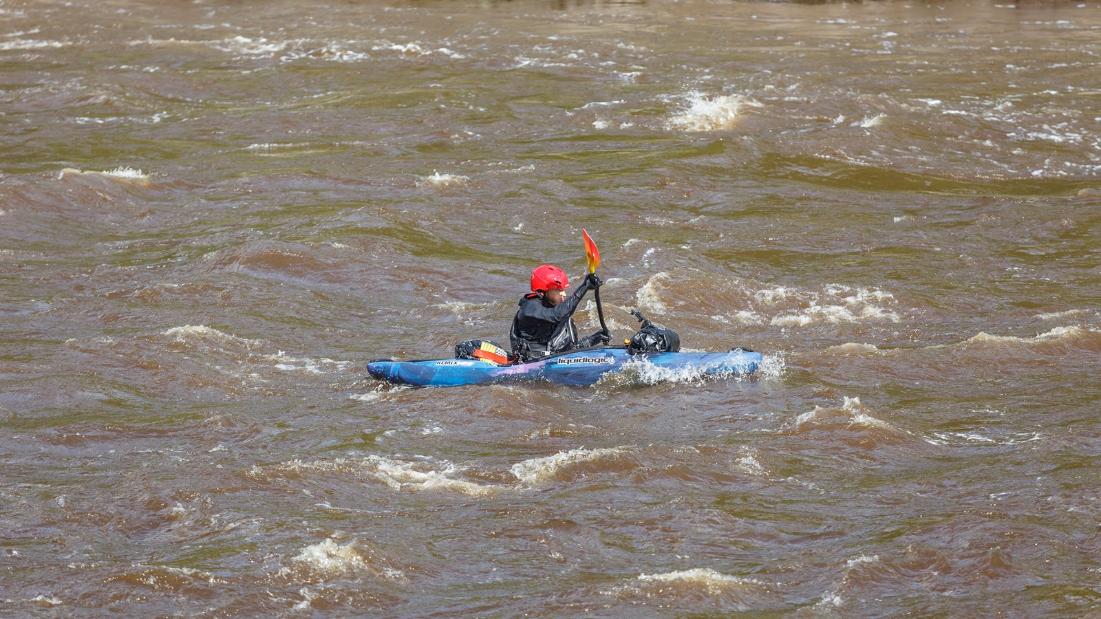 Gopal Ducharme a traversé Saint-Georges aujourd'hui