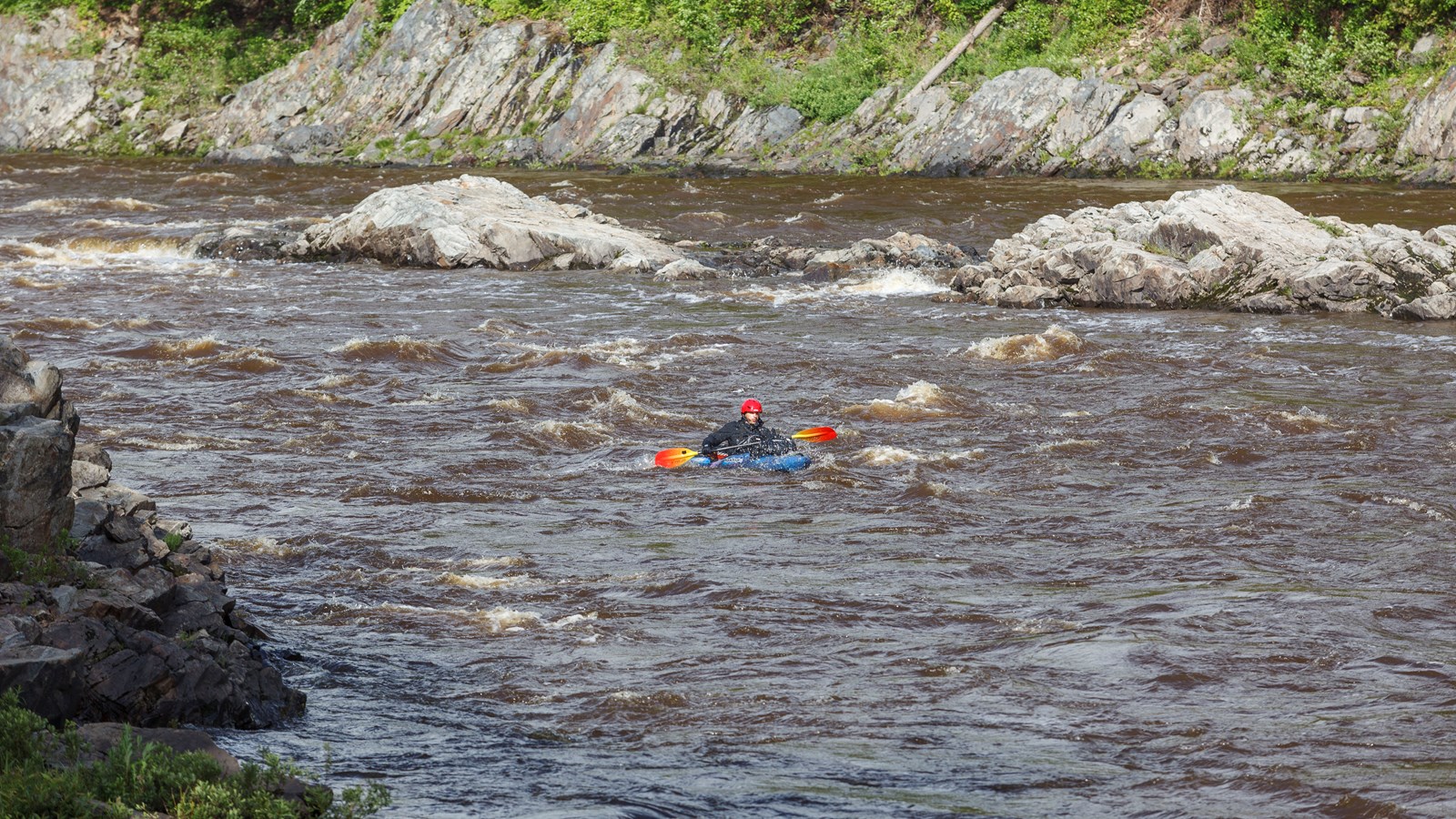 Gopal Ducharme a traversé Saint-Georges aujourd'hui