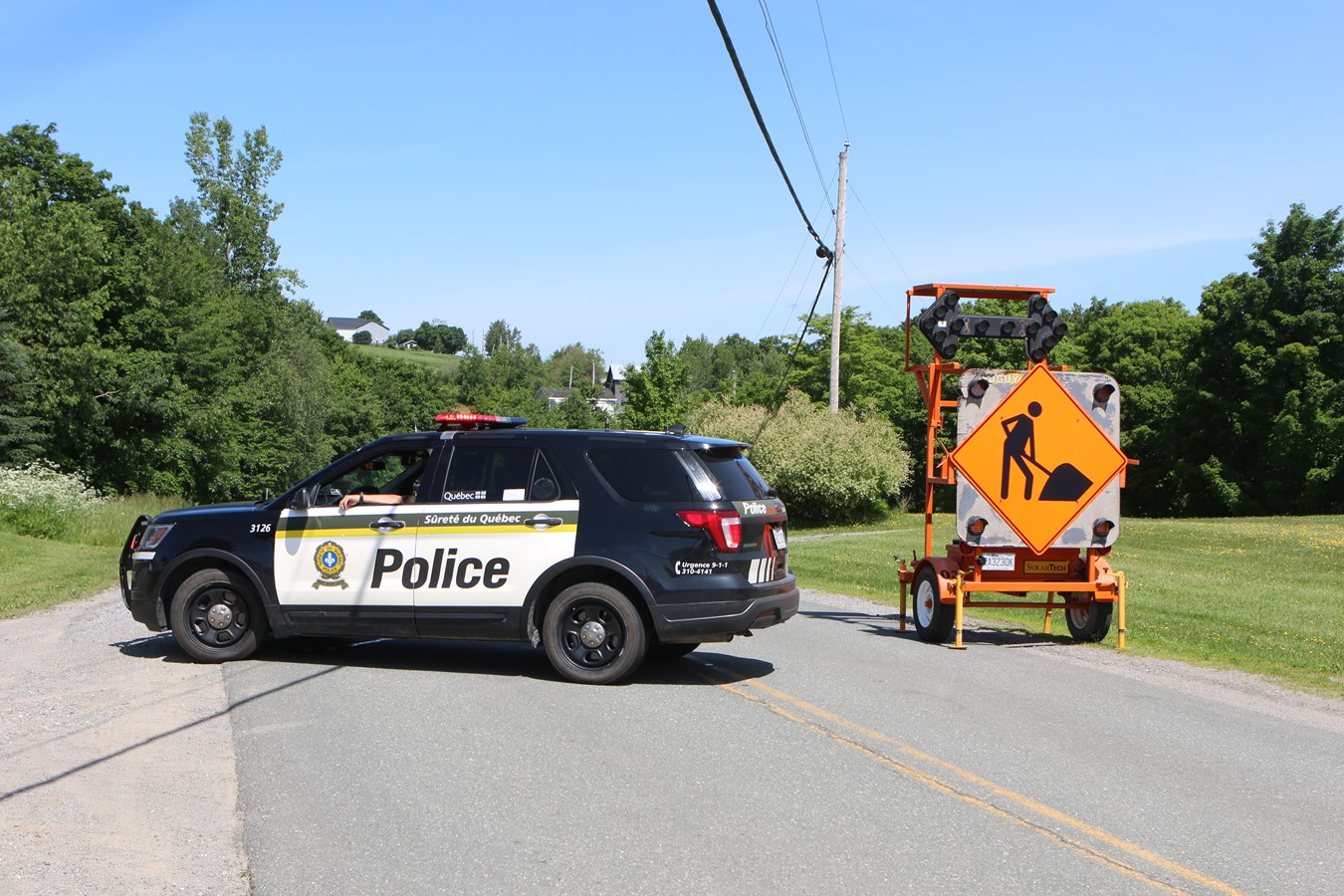 Un camion se renverse à Sainte-Marie