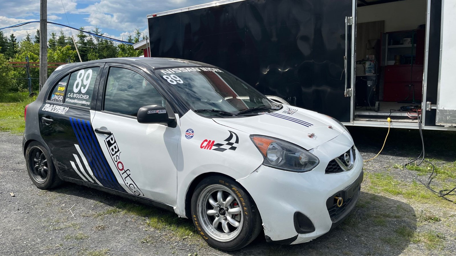 Charles-Étienne Boucher sera en piste sur le circuit Gilles-Villeneuve cette fin de semaine