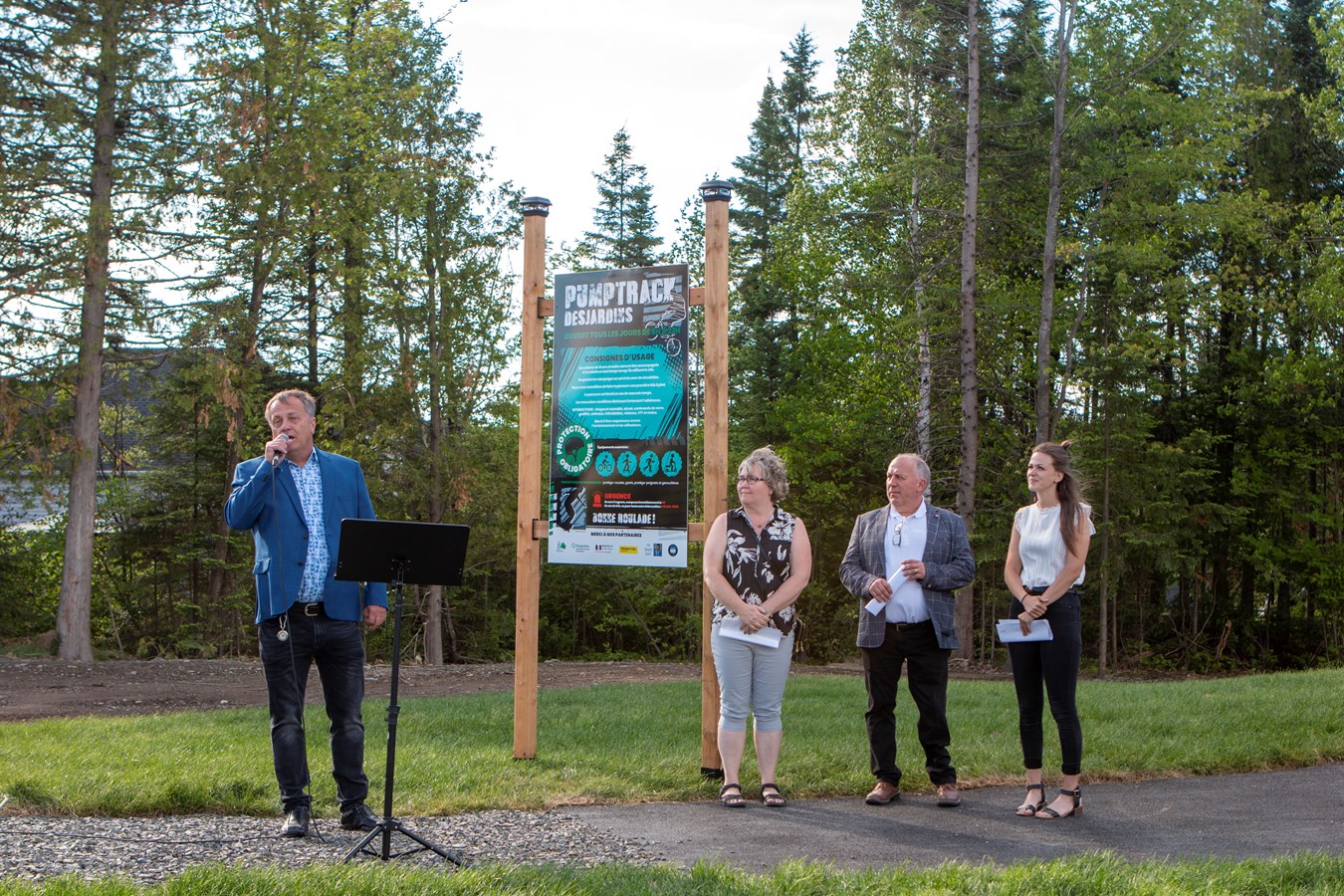 Saint-Éphrem inaugure son pumptrack