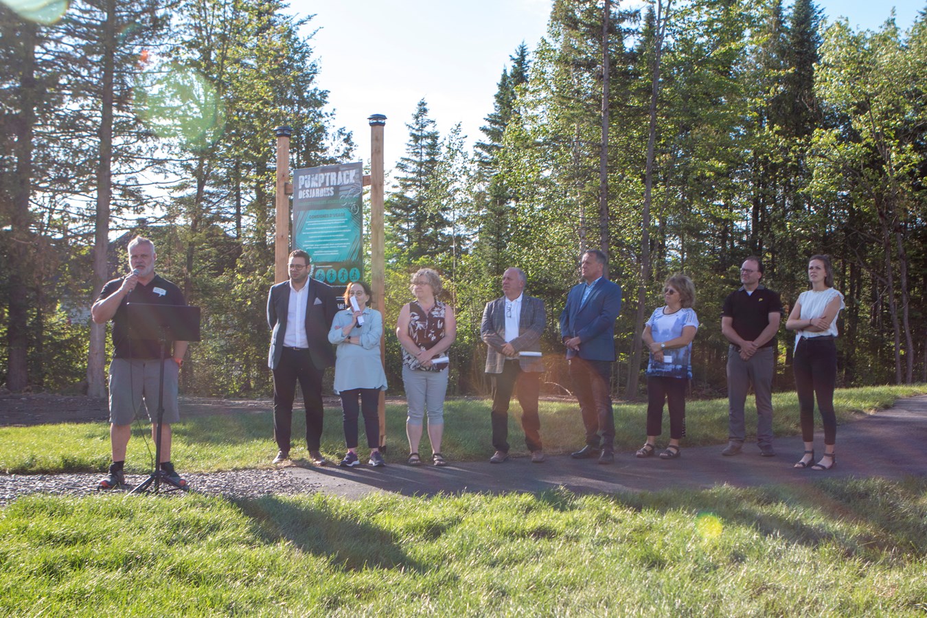 Saint-Éphrem inaugure son pumptrack