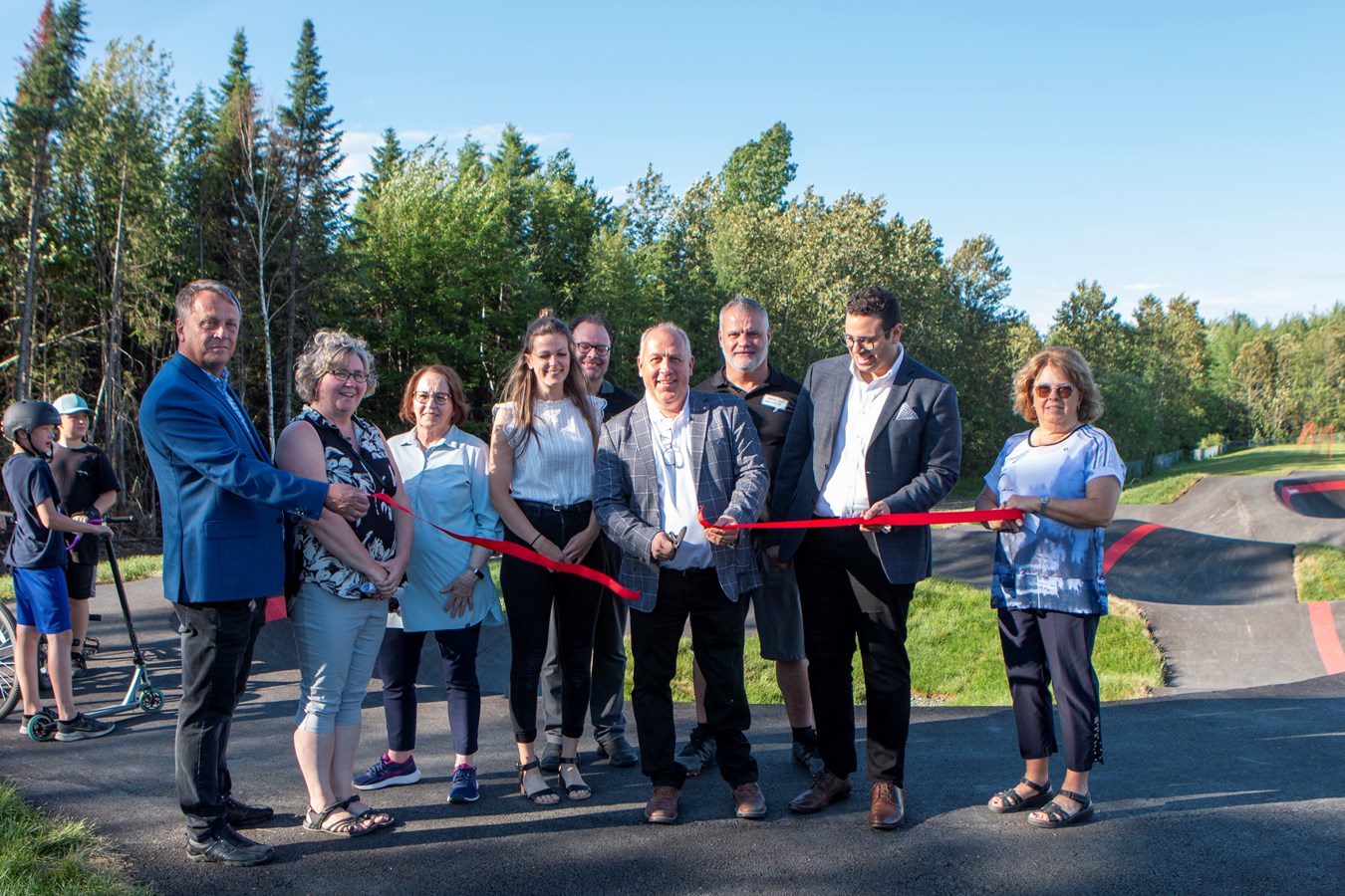 Saint-Éphrem inaugure son pumptrack
