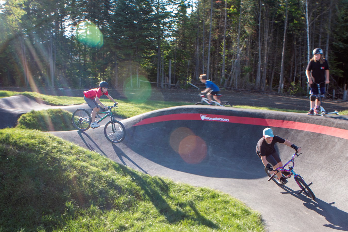 Saint-Éphrem inaugure son pumptrack