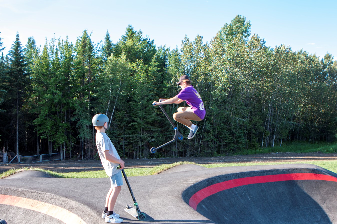 Saint-Éphrem inaugure son pumptrack