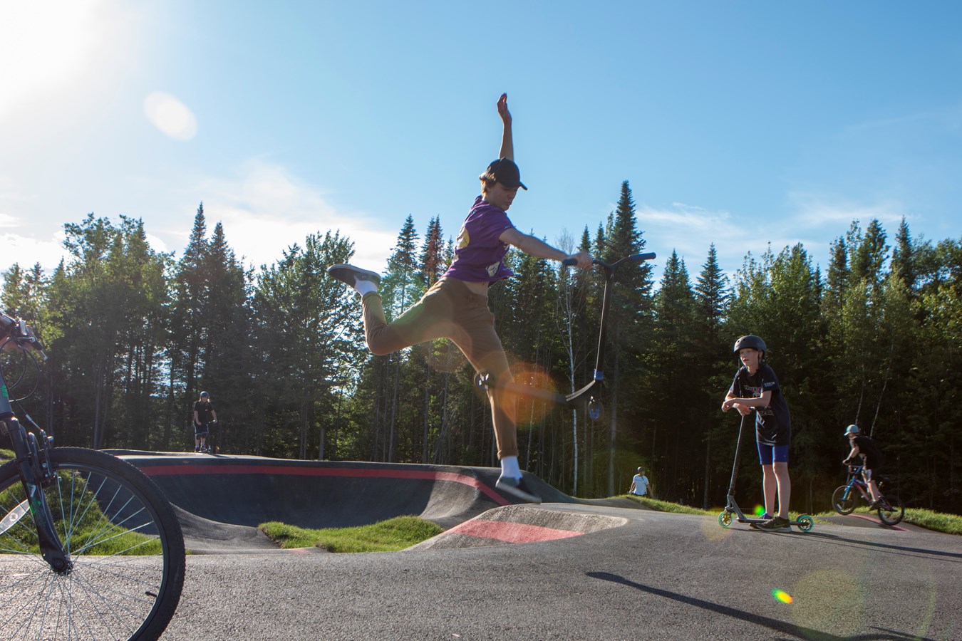 Saint-Éphrem inaugure son pumptrack