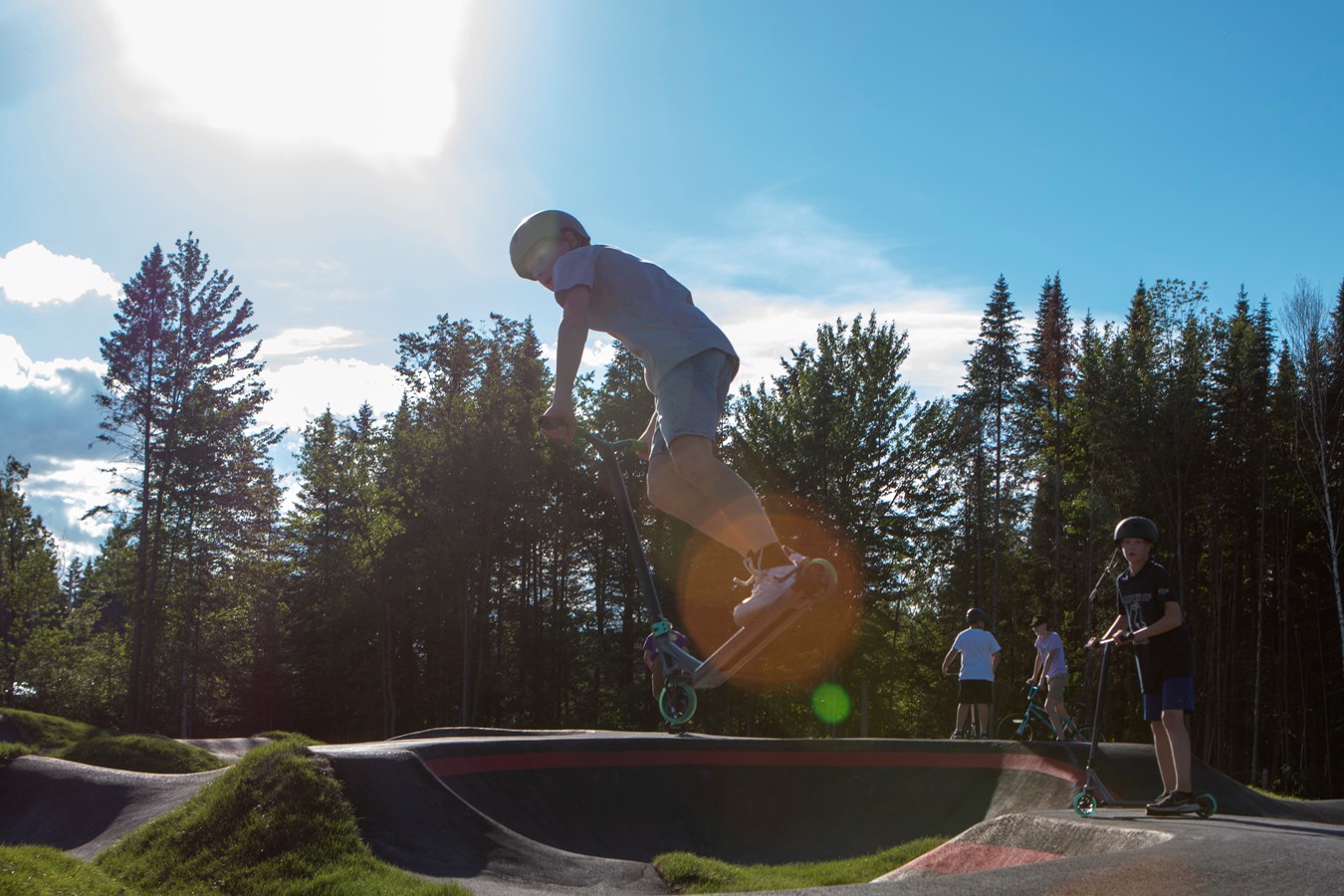 Saint-Éphrem inaugure son pumptrack