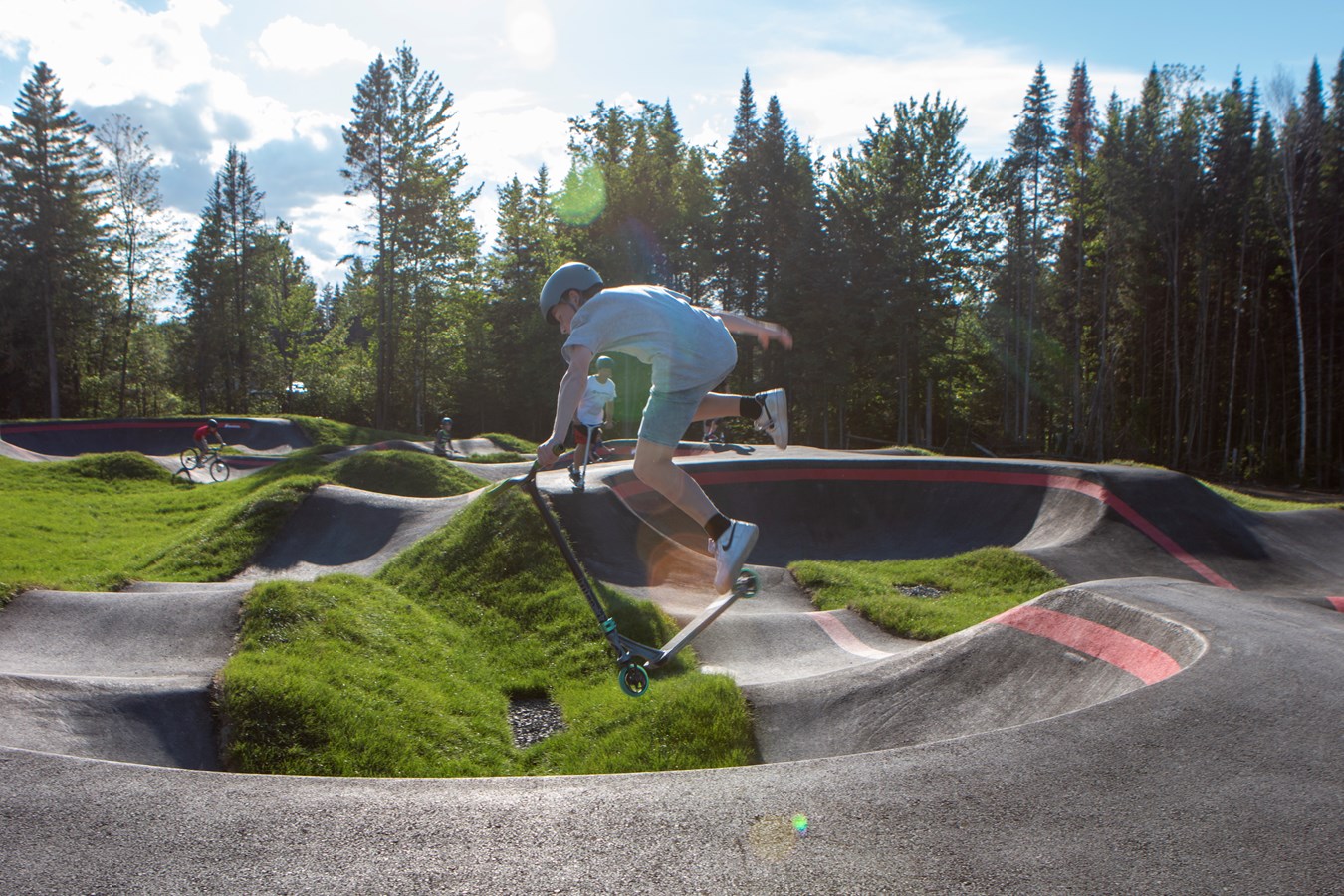 Saint-Éphrem inaugure son pumptrack
