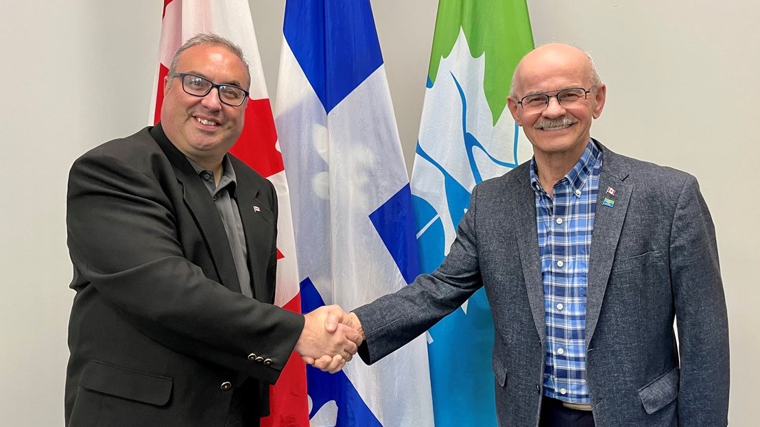 Stéphane Poulin et Richard Lehoux
