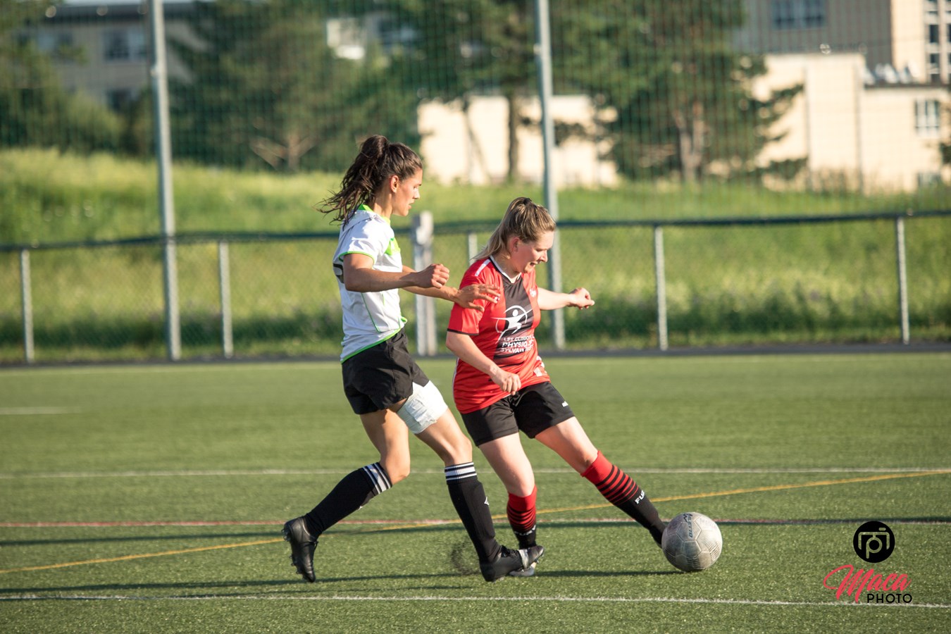 Une partie pour promouvoir le soccer féminin