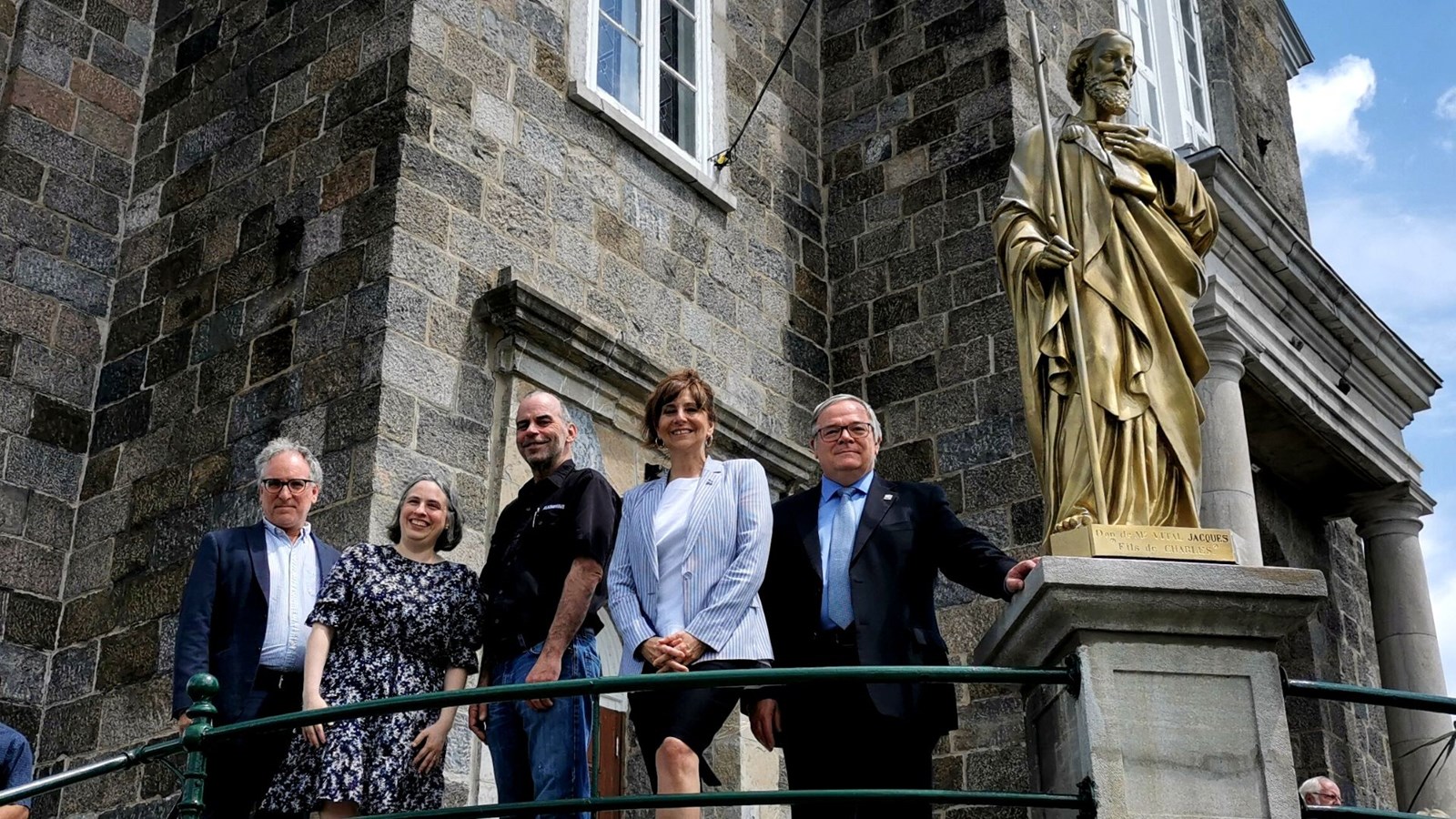 La ministre de la Culture et des Communications, Nathalie Roy, a annoncé un important soutien à la restauration de l'église de Saint-Joseph-de-Beauce.