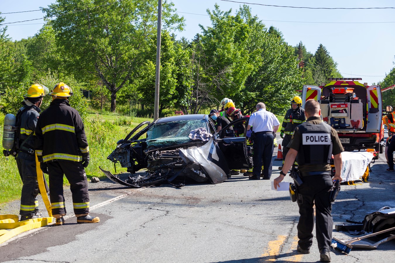 Accident Route du Golf Beauceville