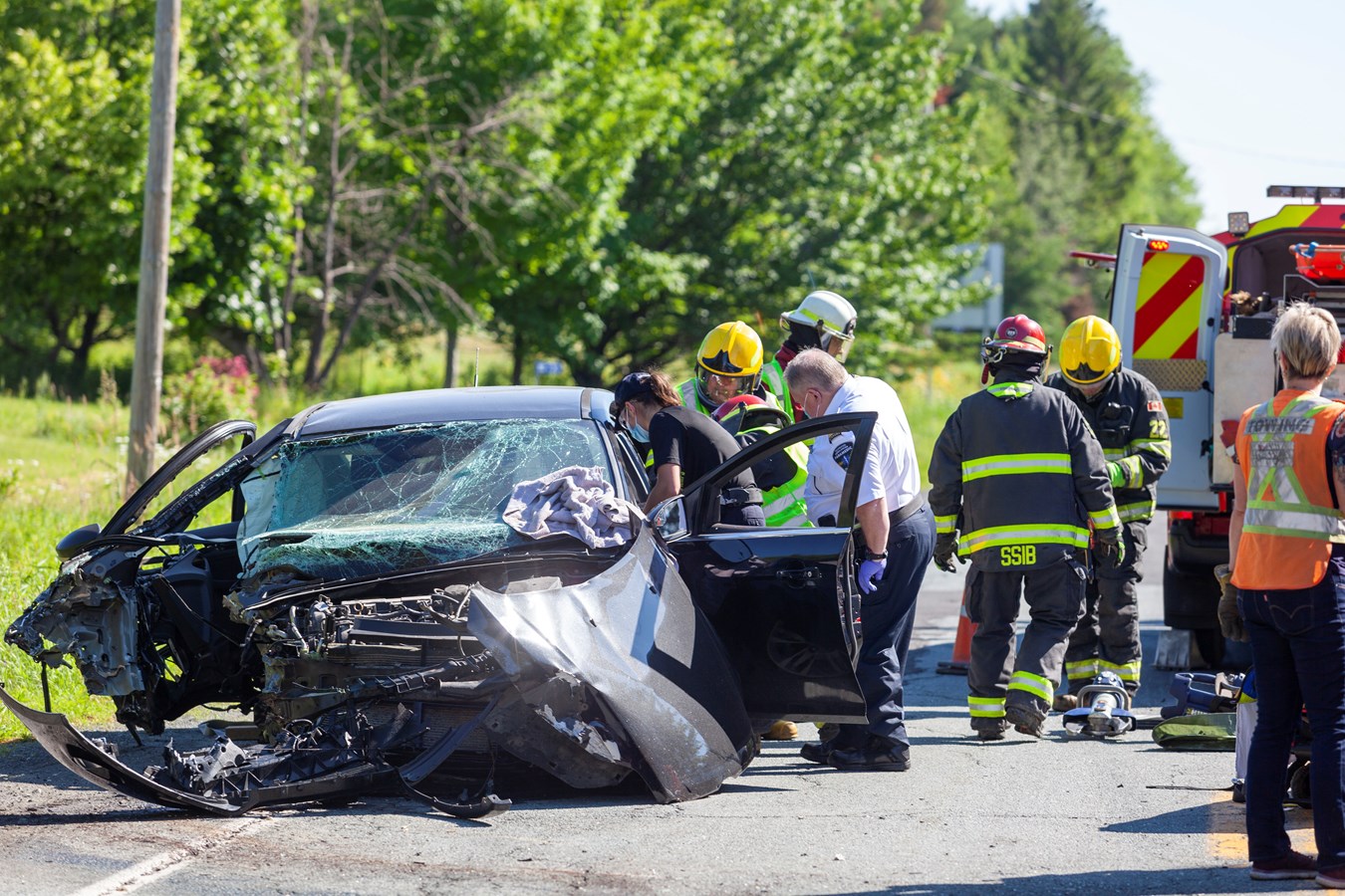 Accident Route du Golf Beauceville