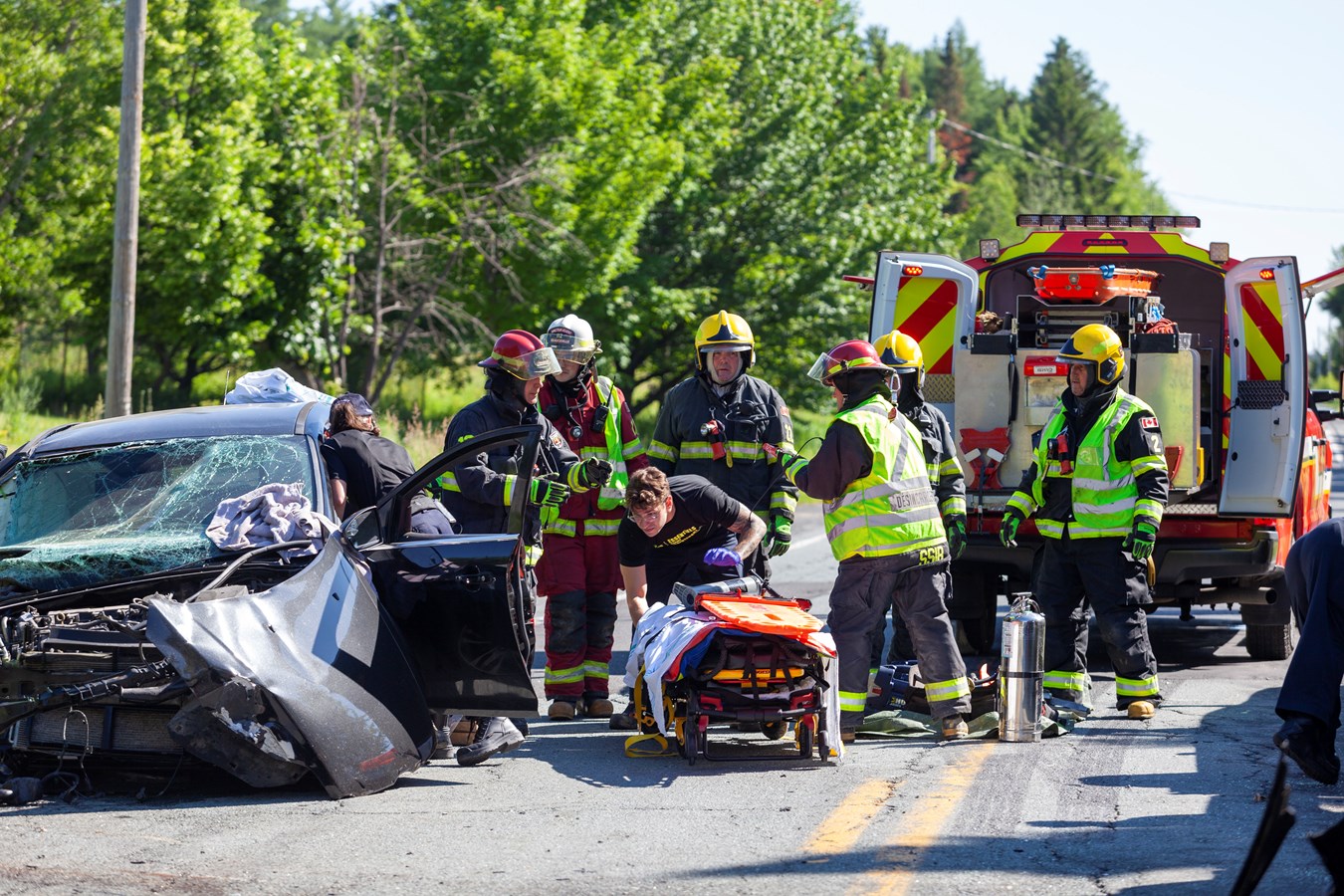 Accident Route du Golf Beauceville