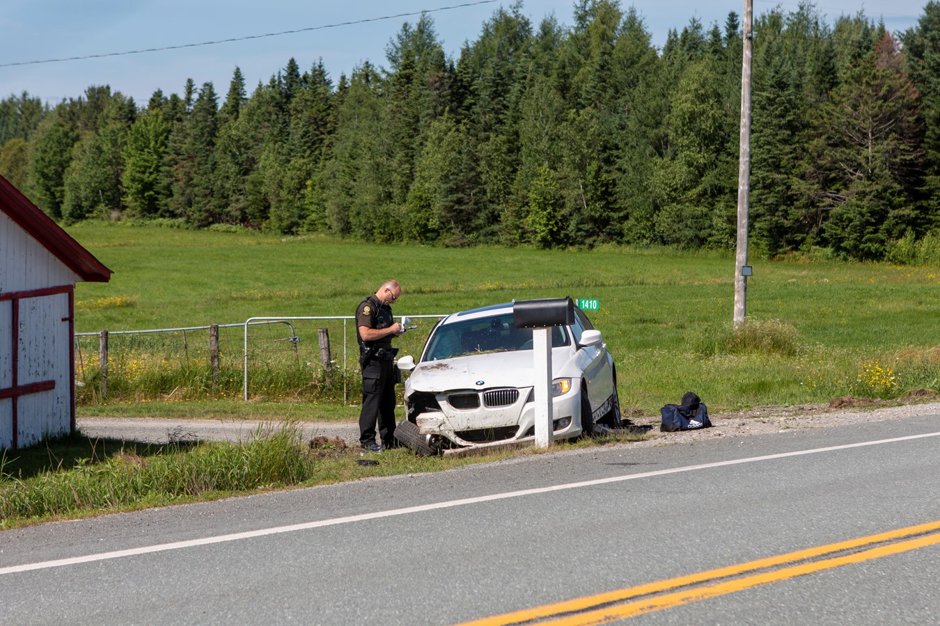 Accident Route 276 Saint-Joseph