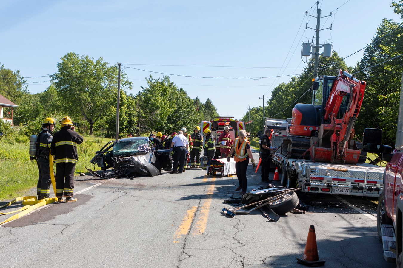 Accident Route du Golf Beauceville