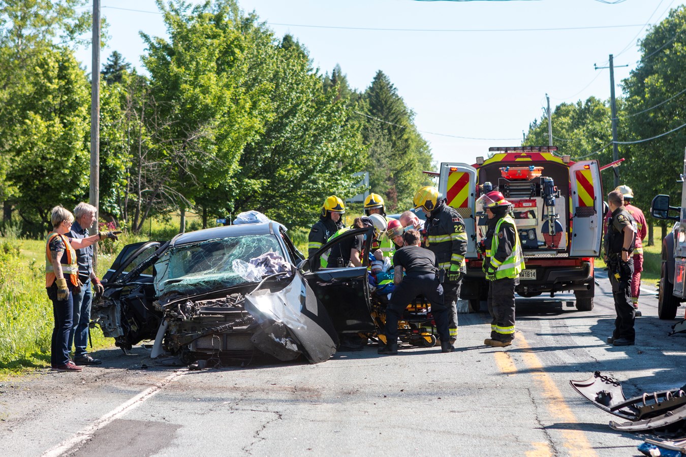 Accident Route du Golf Beauceville