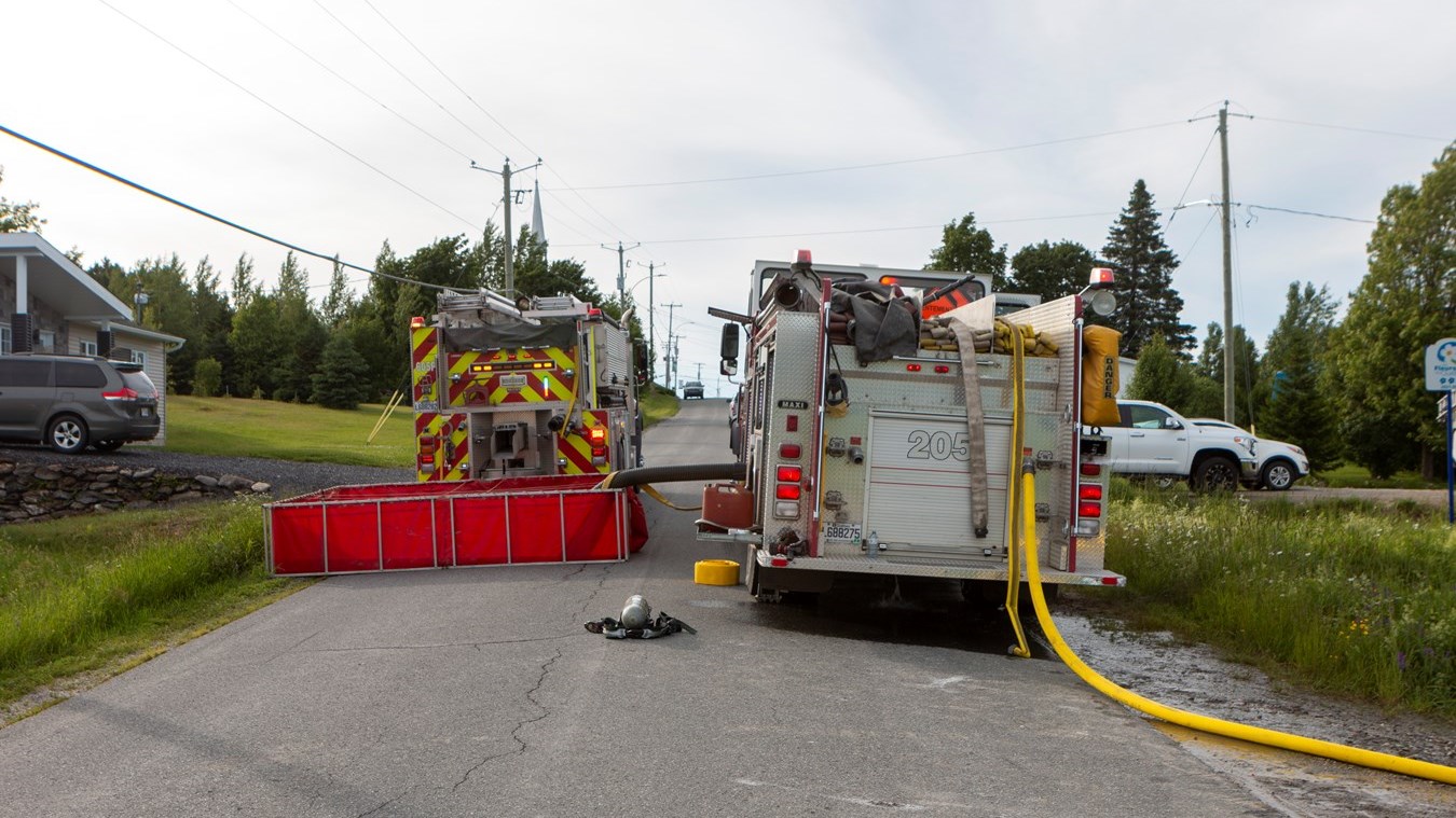 Un incendie dans un garage résidentiel de Saint-Séverin