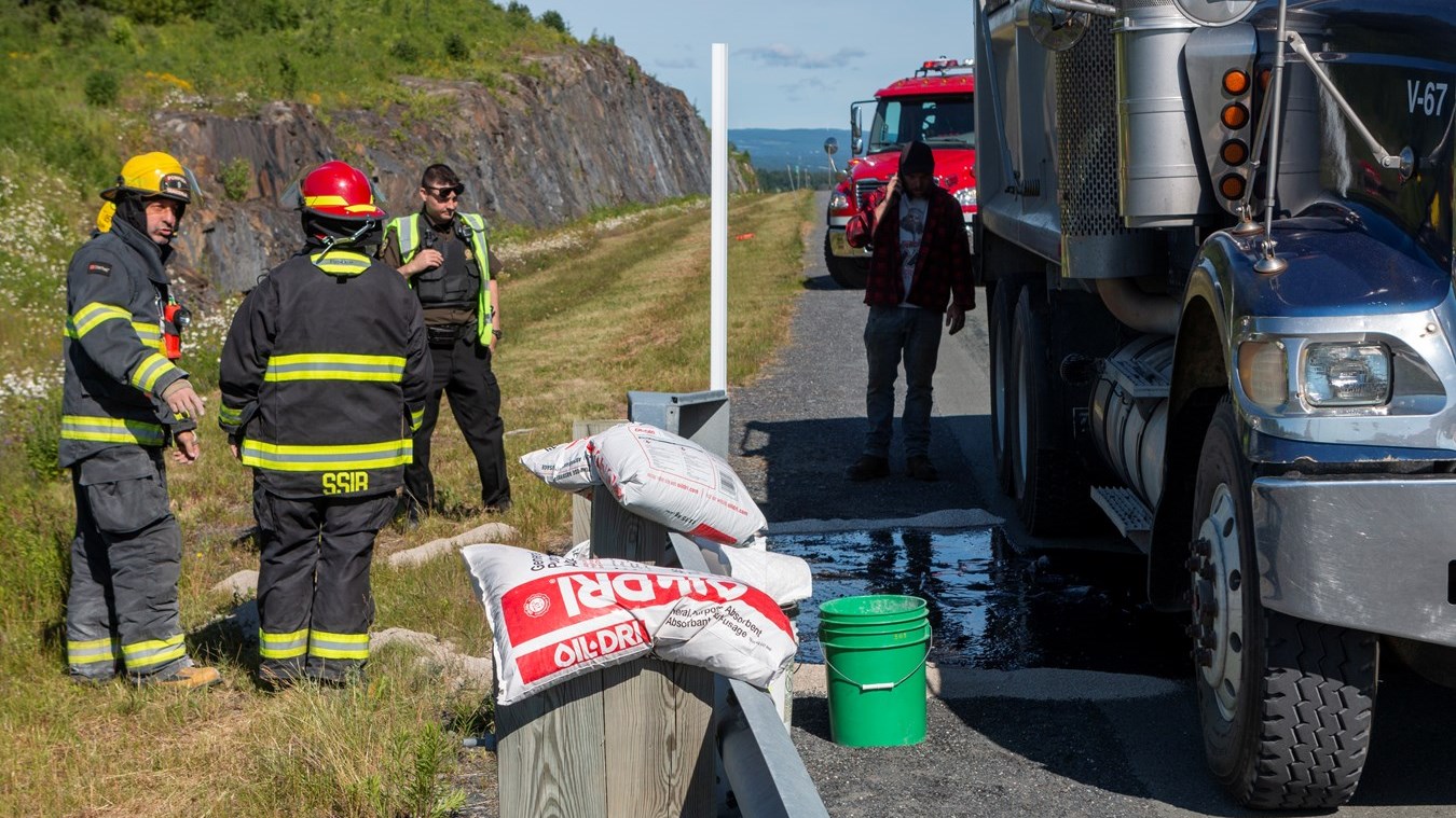 Intervention en matières dangereuses ce matin sur l'A-73
