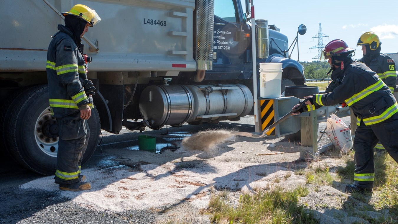 Intervention en matières dangereuses ce matin sur l'A-73