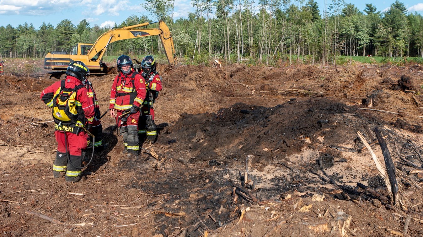 Feu de Broussaille Saint-Lambert-de-Lauzon