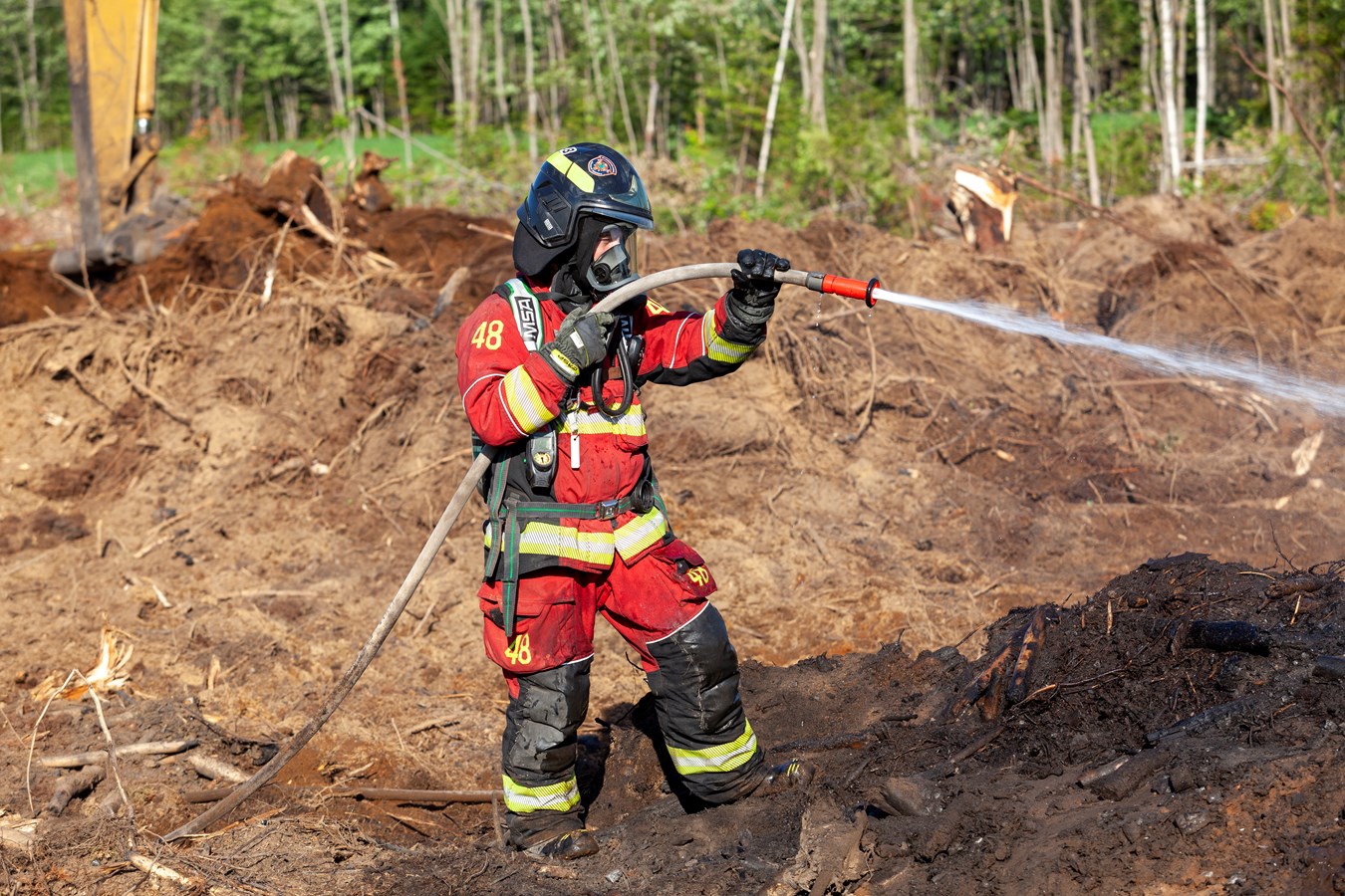 Feu de Broussaille Saint-Lambert-de-Lauzon