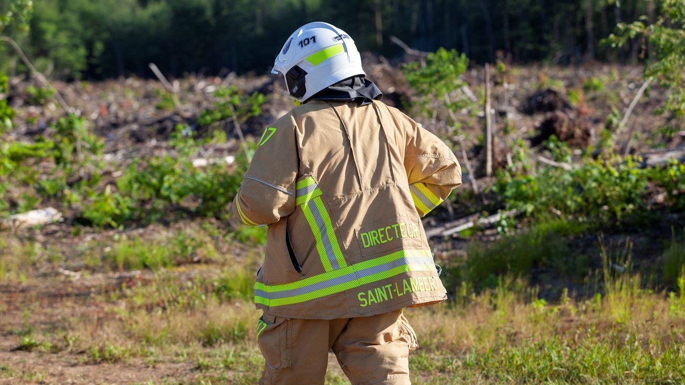 Feu de Broussaille Saint-Lambert-de-Lauzon