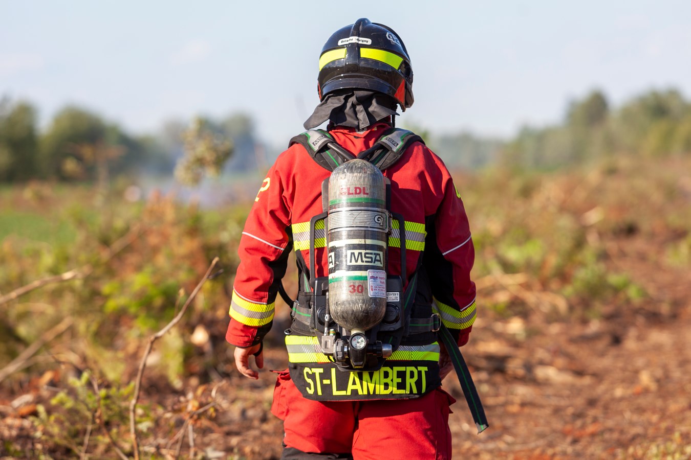 Feu de Broussaille Saint-Lambert-de-Lauzon