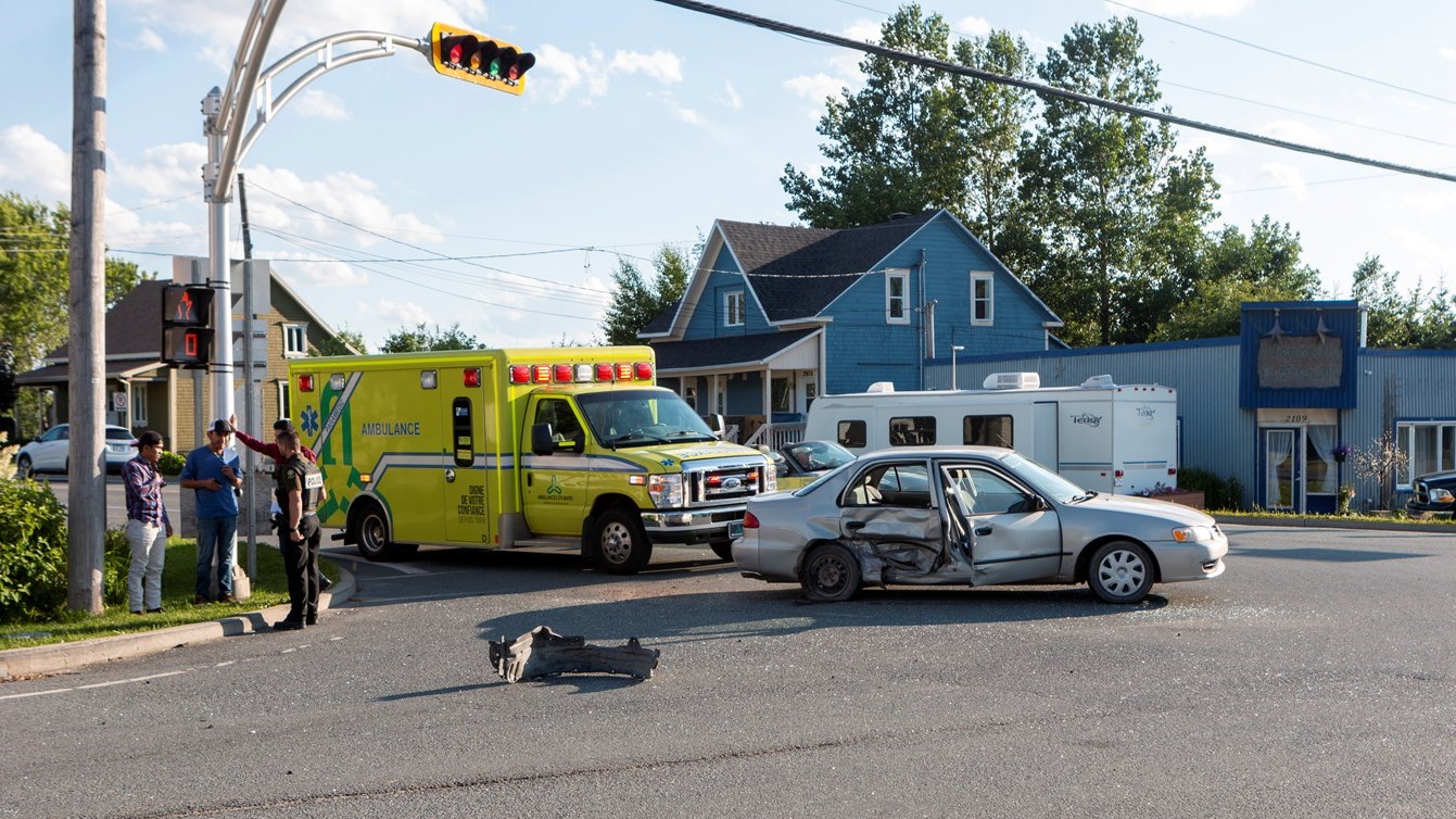 Accident à Saint-Isidore