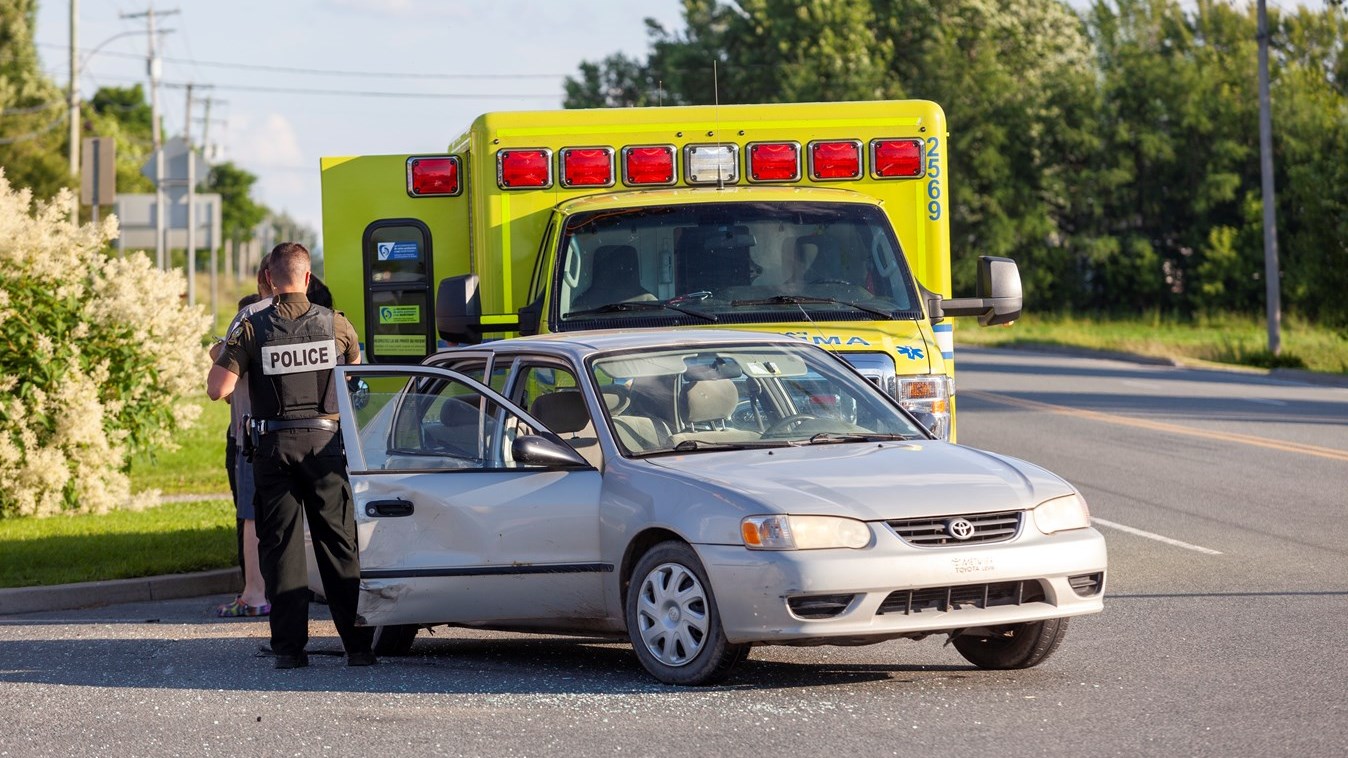 Accident à Saint-Isidore