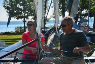 Sandra Gingras, une Beauceronne passionnée de voile