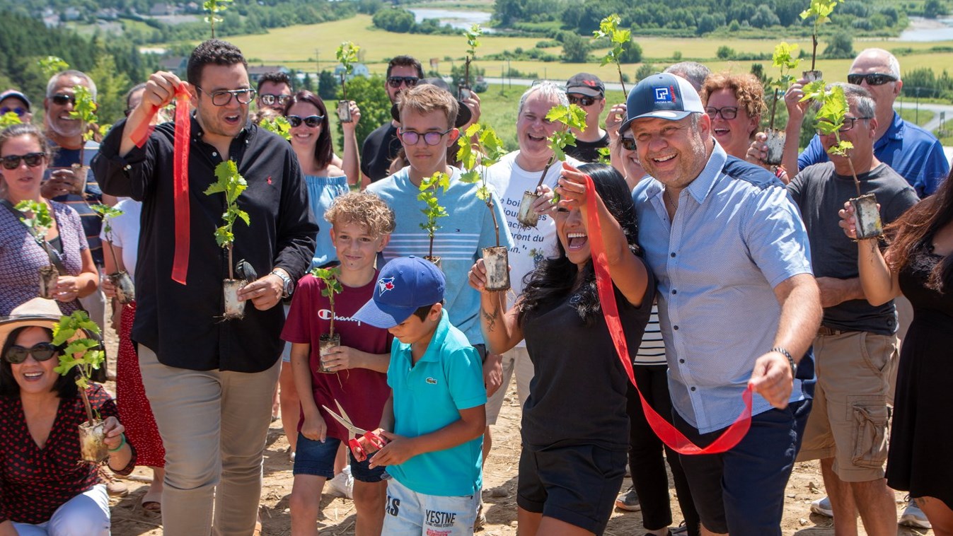 Le Domaine La Vieille Grange plante ses premières vignes 