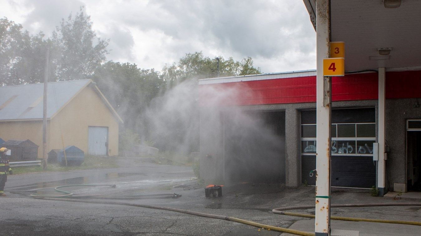 Début d'incendie dans un commerce vacant de Beauceville