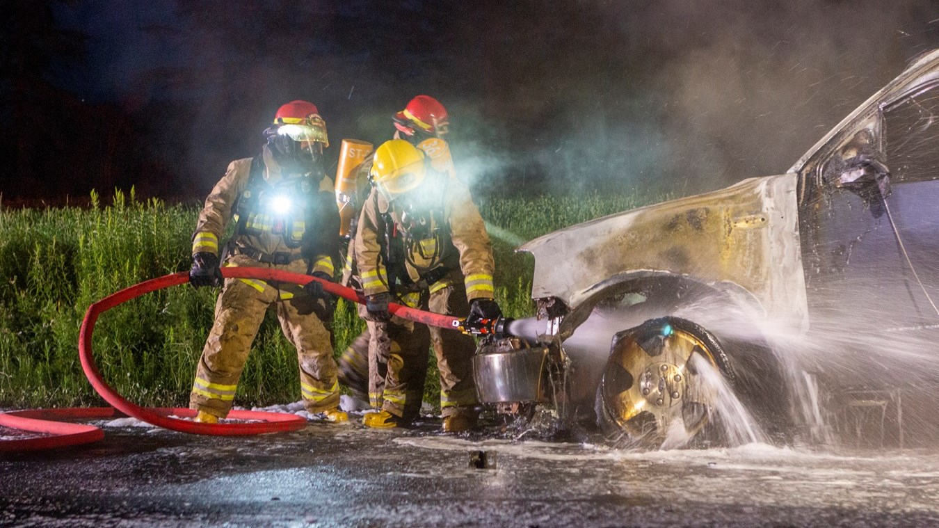 Un véhicule prend feu à Saint-Côme-Linière