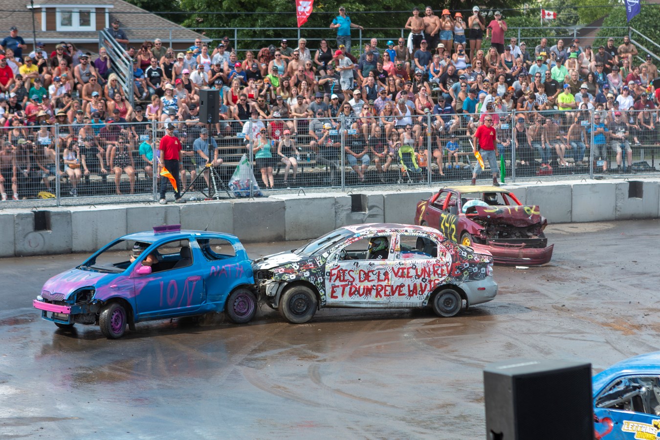 Une belle réussite pour le retour du Festi-Démol de Saint-Victor
