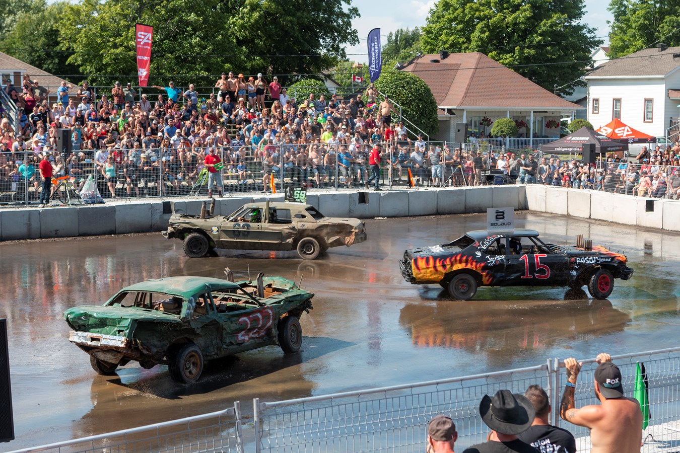 Une belle réussite pour le retour du Festi-Démol de Saint-Victor
