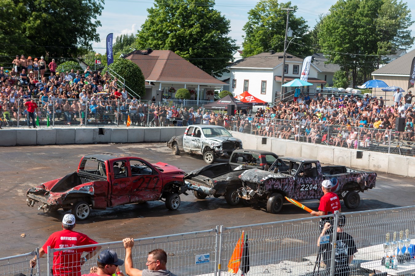 Une belle réussite pour le retour du Festi-Démol de Saint-Victor
