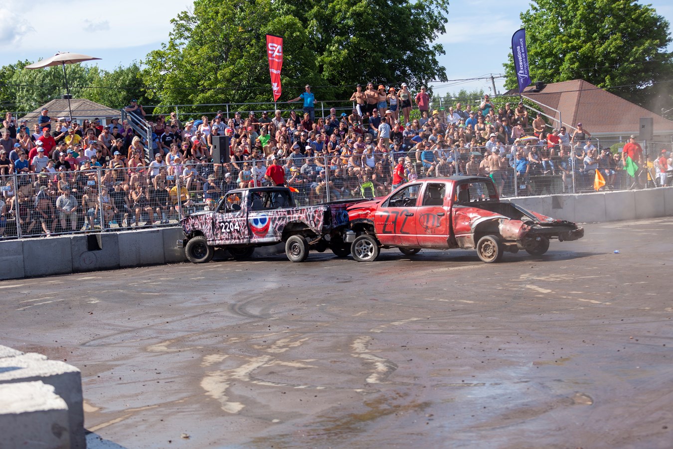 Une belle réussite pour le retour du Festi-Démol de Saint-Victor