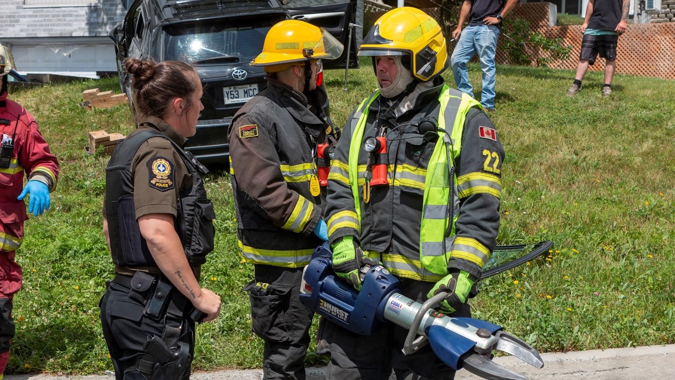 Une collision entre deux véhicules à Beauceville