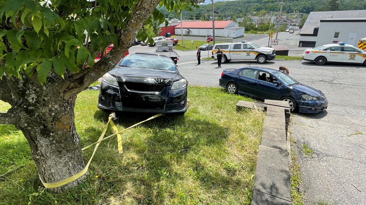 Une collision entre deux véhicules à Beauceville