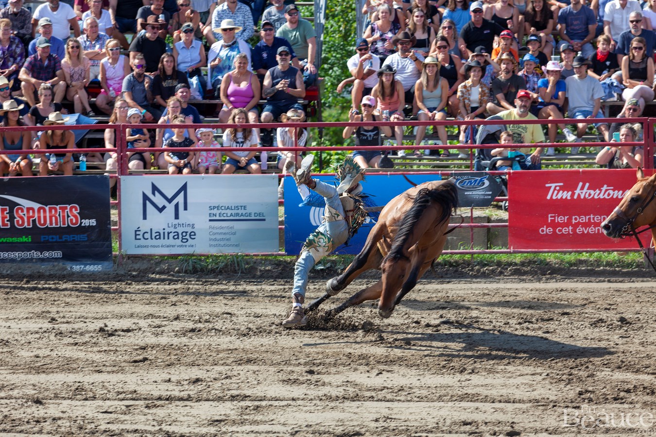Un dernier rodéo enlevant pour les 43e Festivités Western de Saint-Victor