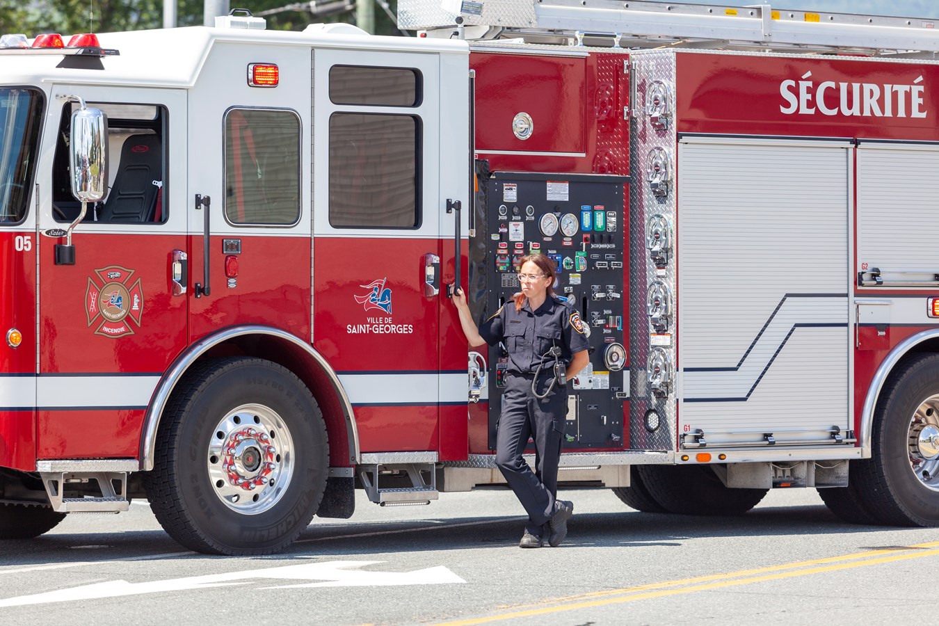 Collision sur le boulevard Lacroix