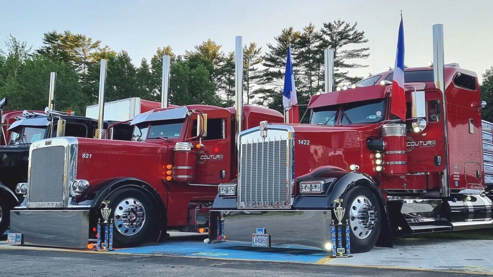 Les camions de Mickael Remy et Jonathan Trudel