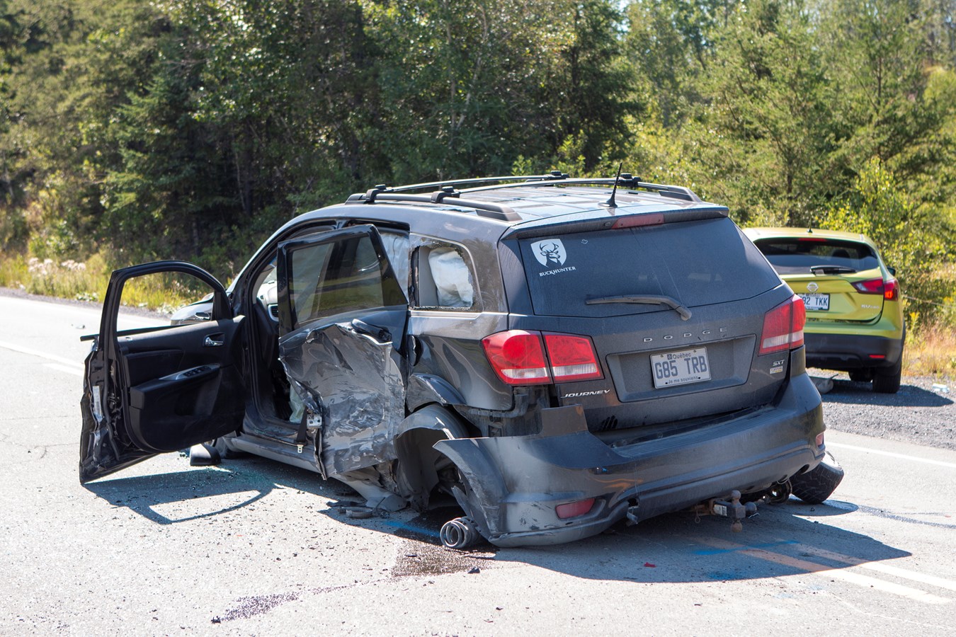 Accident à Saint-Georges: cinq personnes blessées