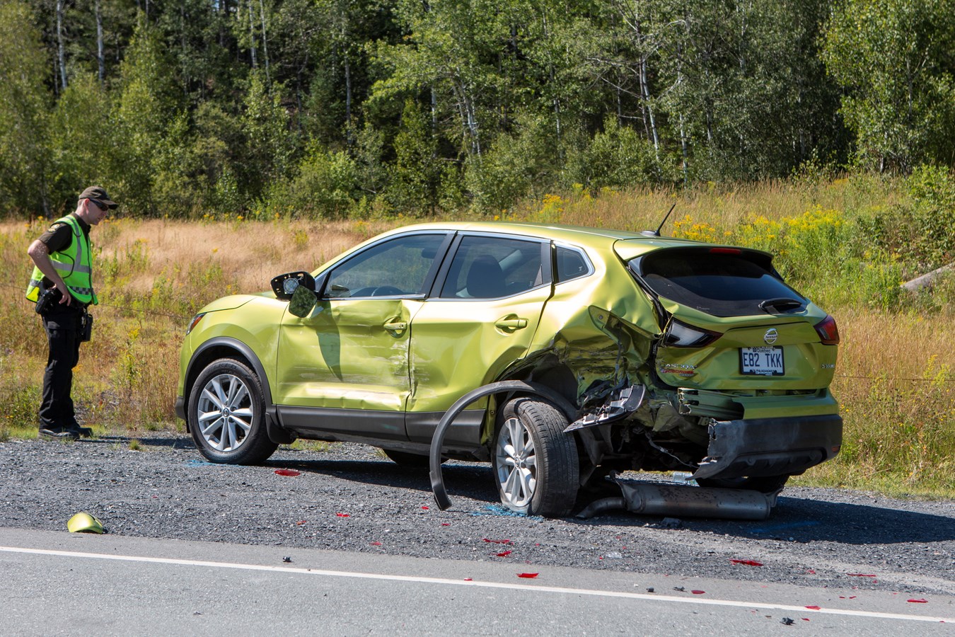 Accident à Saint-Georges: cinq personnes blessées