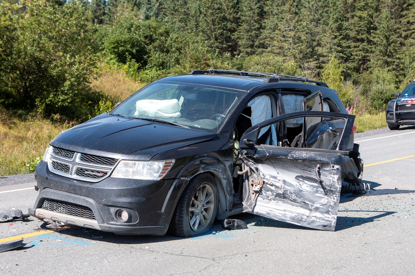 Accident à Saint-Georges: cinq personnes blessées